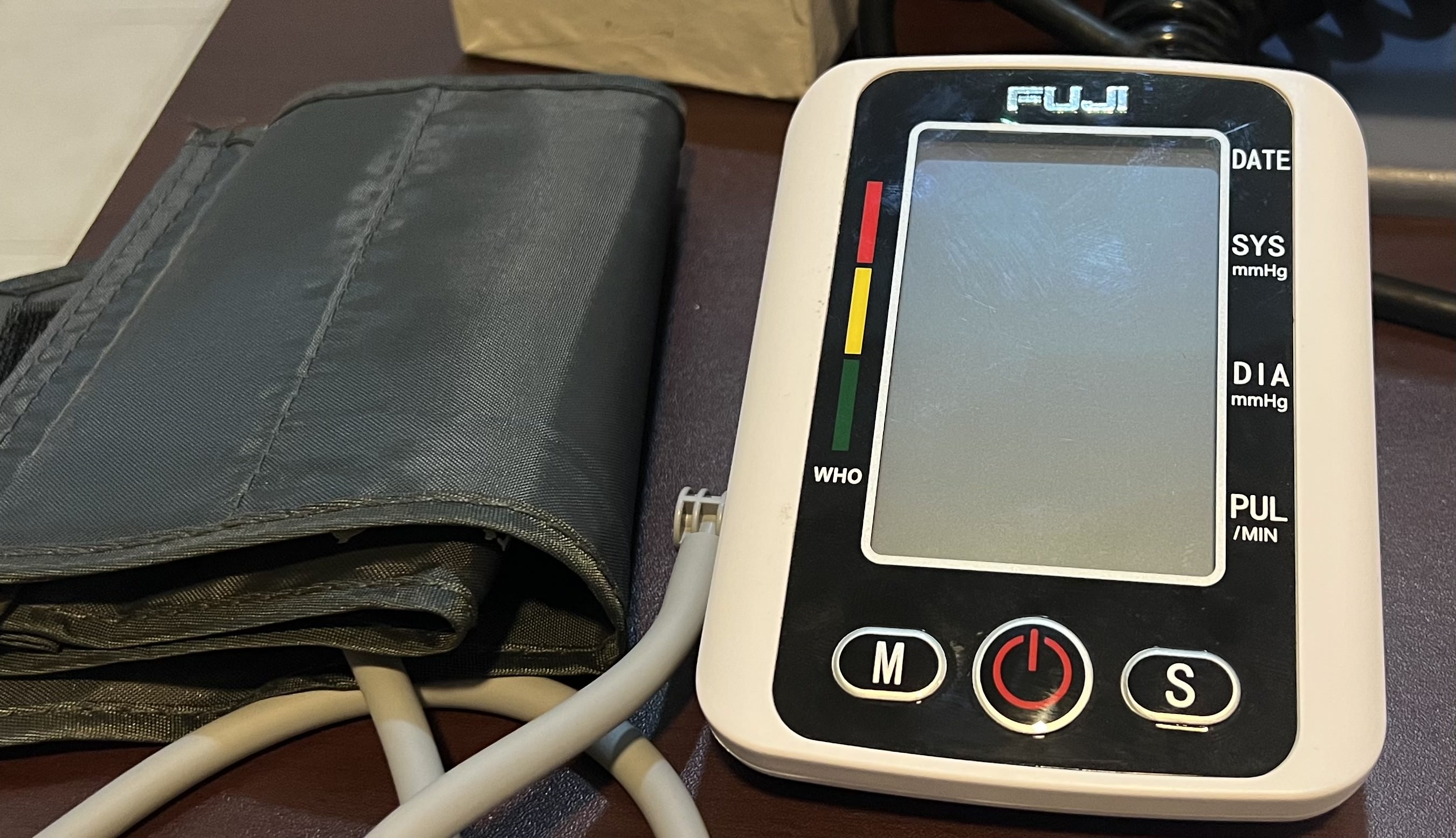 Original FUJI Blood pressure meter fully automatic(USB powered). 