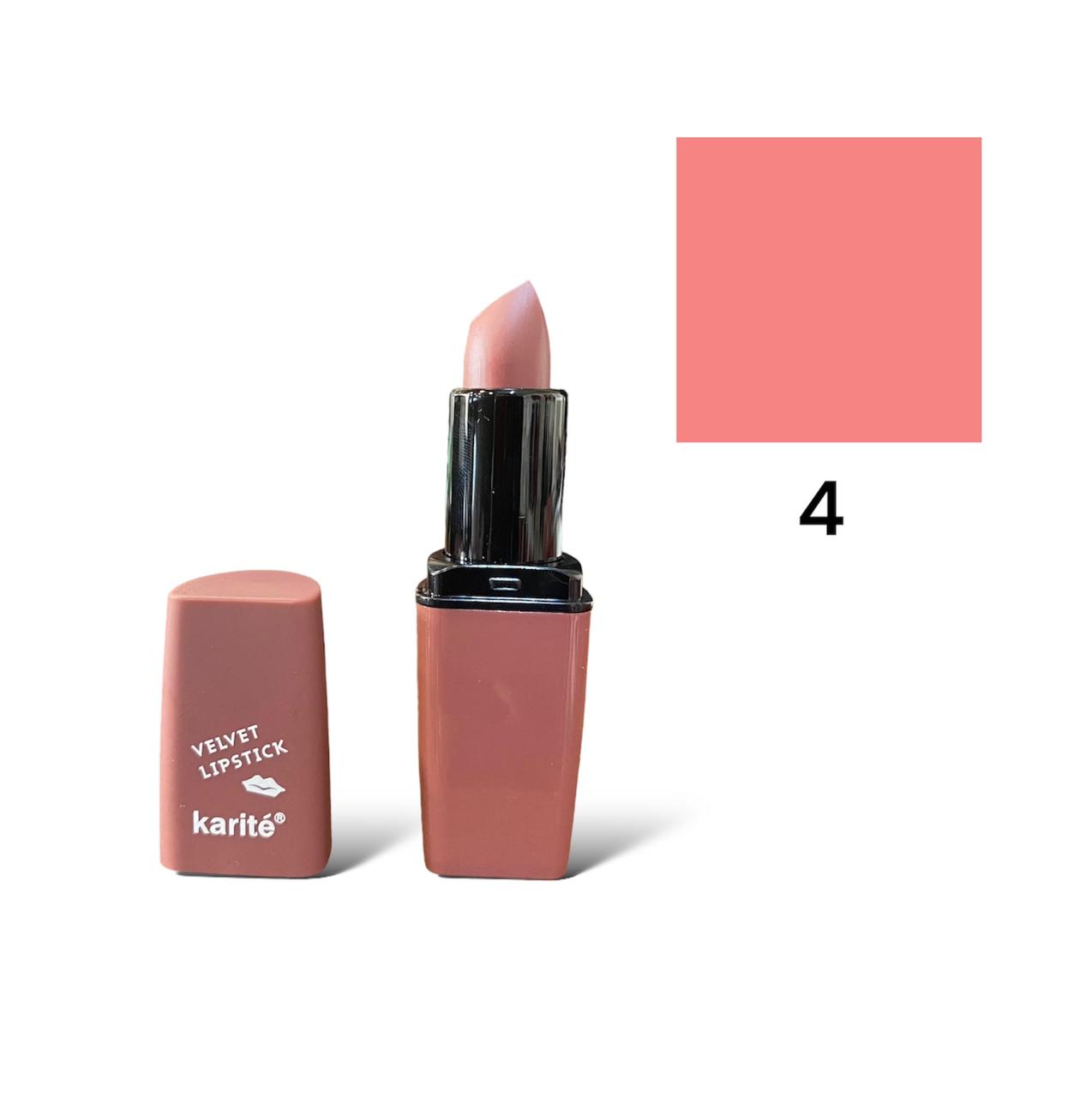 Karite Velvet Lipstick Waterproof for Women. 