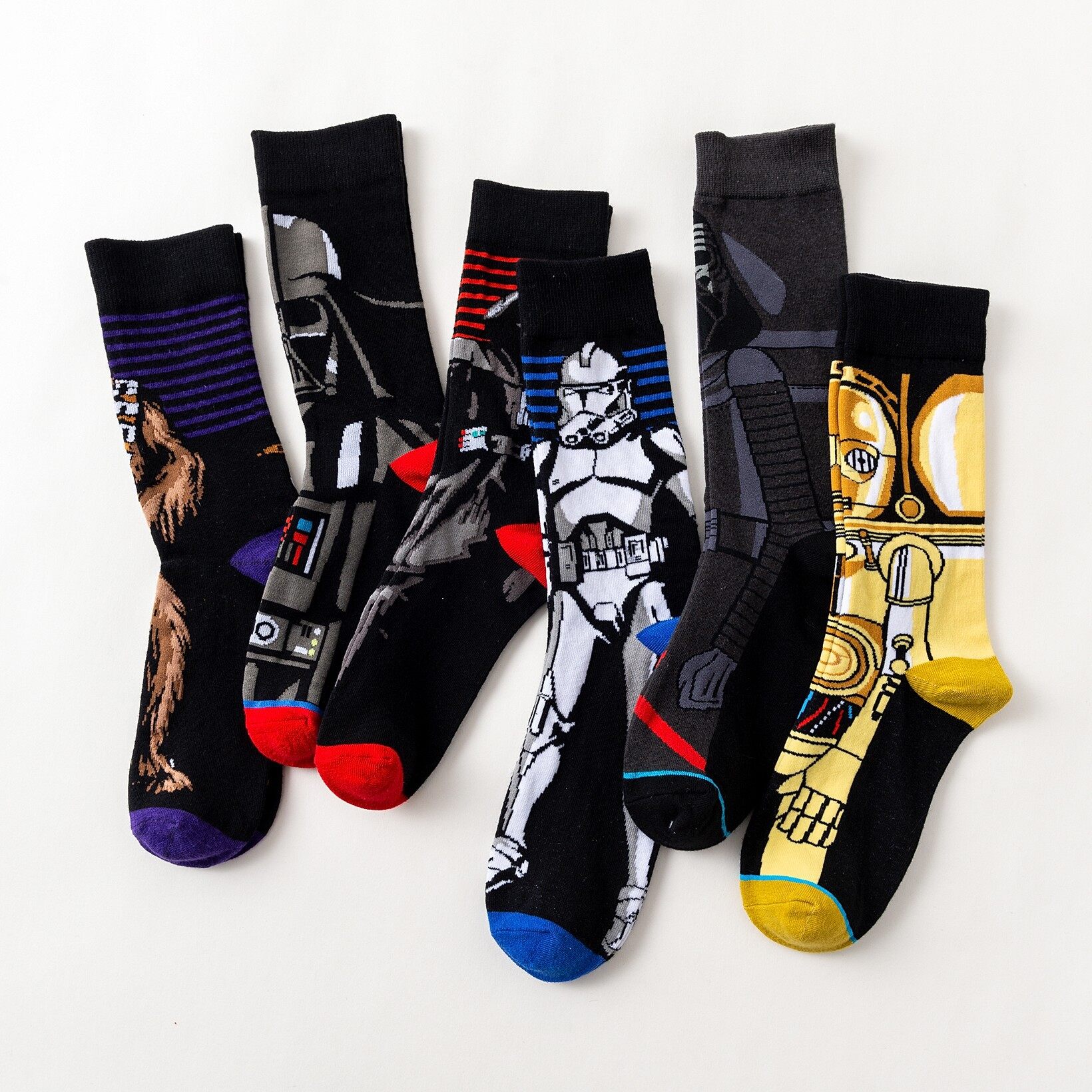 【WEJA】Movie Men Socks Trend Mid tube Anime Character Women Socks. 