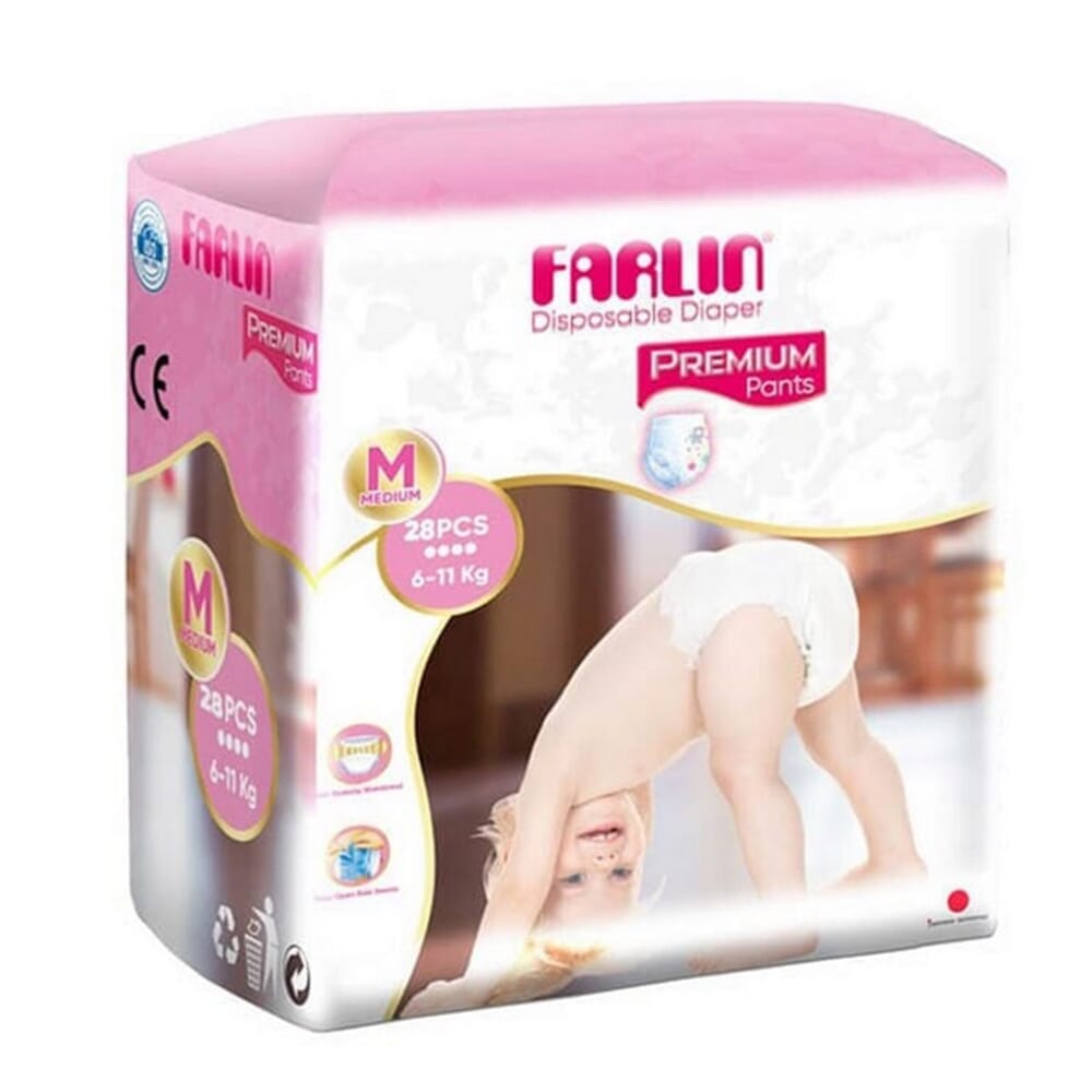 Farlin Diaper Premium Pant 28 Pcs – Medium