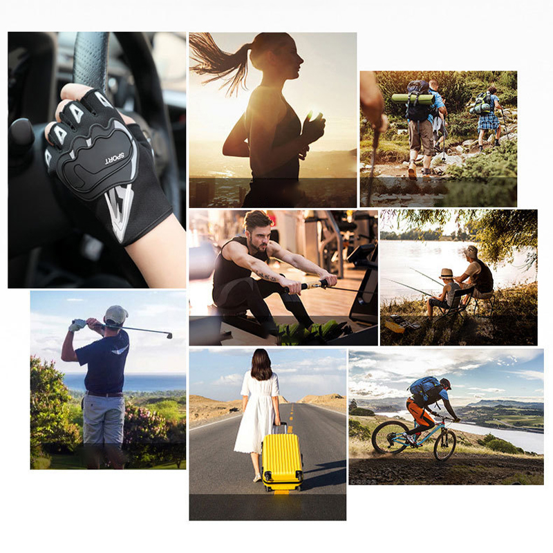 Half Finger Gloves Breathable Non-Slip Gloves Shock Absorption Sports Gloves For Outdoor Riding Fitness Training Cycling Sunlight Mall. 
