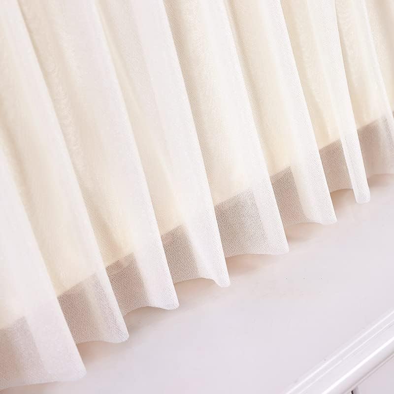 Indoor TV Cover White, Dust and Decorative TV Covers Lace, Flat Screen Protector, Exquisite Living Room Decorations, LCD TV Cover Cover towel  37-40 inches,50-55 Inches. 