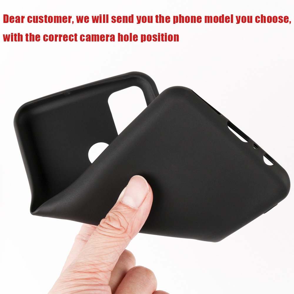 Oneplus 8T Simple Black Matte Back Cover / Case