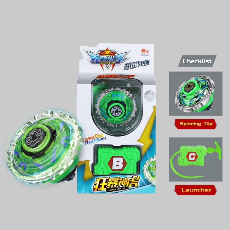 【Serendipity party】Kids Toys Spinning Tops Launchers Beyblade Burst Battle Game Toys Spinner Bey Blade Blades Sparking Toy