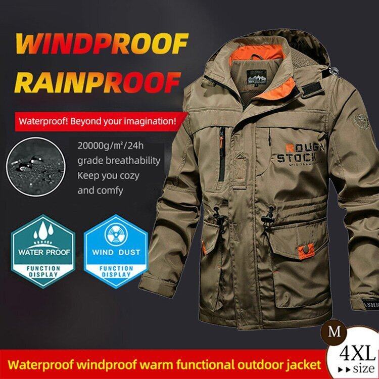 viviking Men’s outdoor hooded jacket