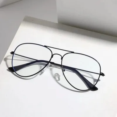 Aviator clear lens clearance glasses