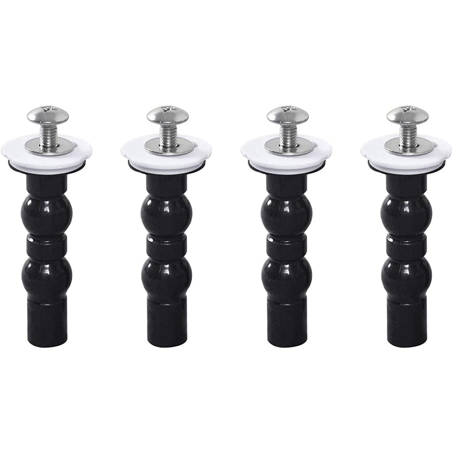 Toilet Seat Screws Hinges Expanding Rubber Top Nuts Screw For Bathroom Universal 