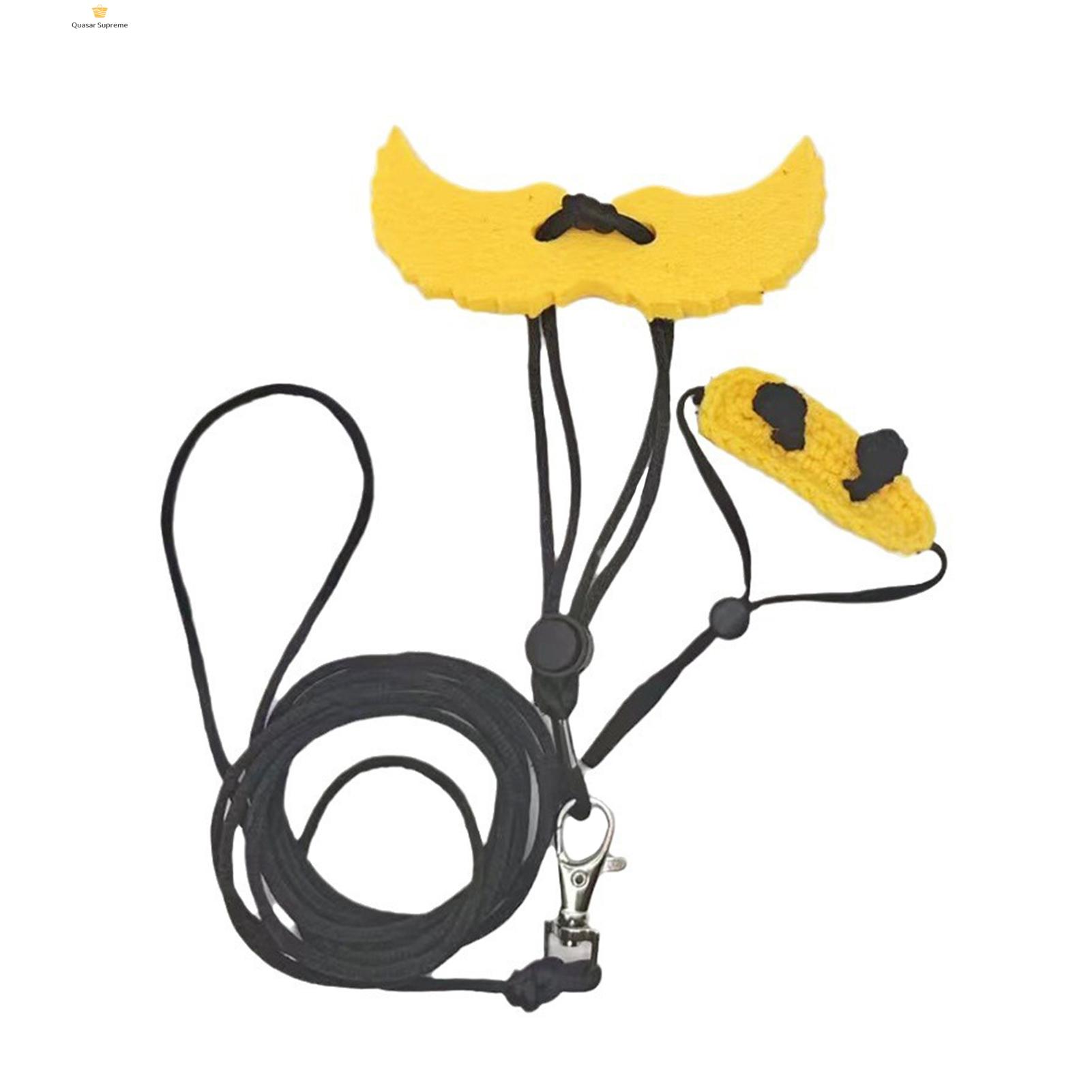 Quasar Pet Leash with Movable Buckle Adjustable Reptile Leash for Lizard Gecko Bearded Dragon Soft Harness with Movable Buckle Outdoor Chameleon Supplies Buyers' Favorite Cute Bee Costume for Pets