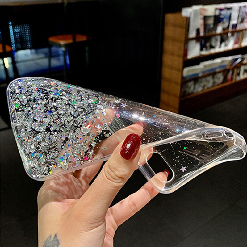 Phone case Xiaomi Poco F2 Pro Shiny Ring Case Glitter Soft Transparent Space Planet Cases For Mi Poco F2 Pro Back Cover Stars Moon Girls. 