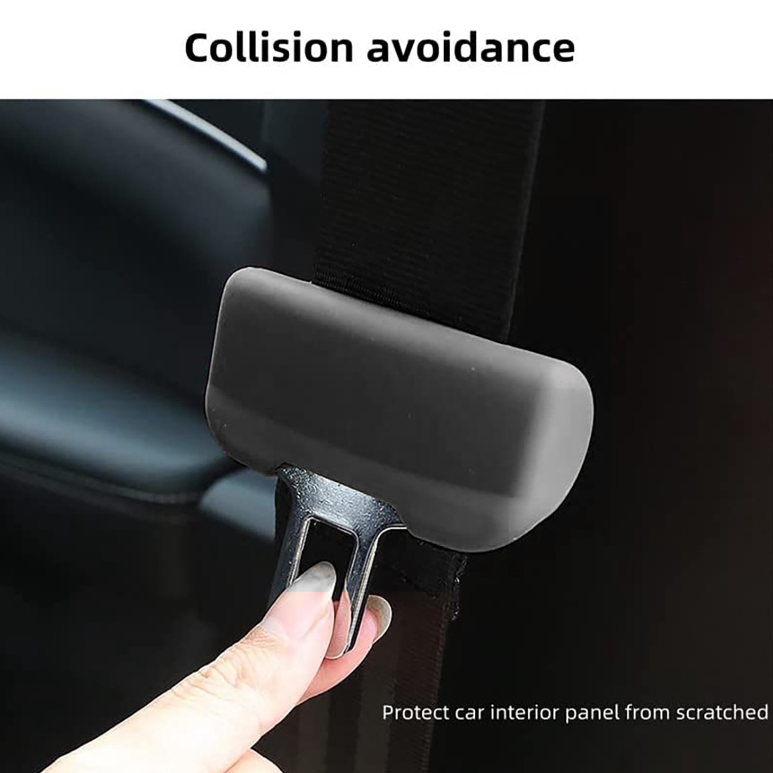 For Tesla Model 3/Y Seat Belt Buckle Protective Cover Silicone. 