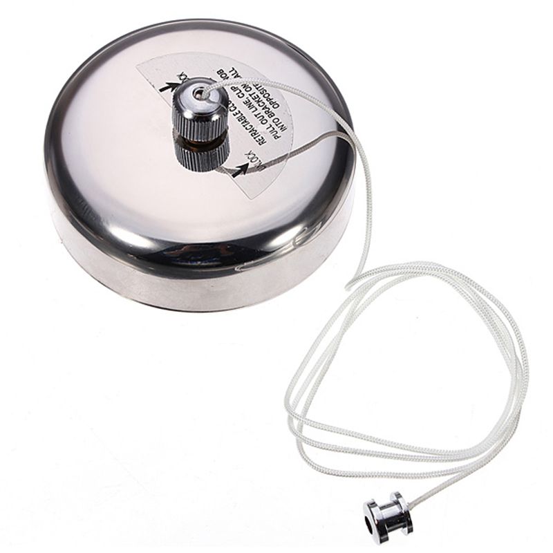 QUANBU 2.8m stainless steel clothesline rope Retractable clothesline indoor Stainless Steel round Clothesline outdoor Clothes Dryer