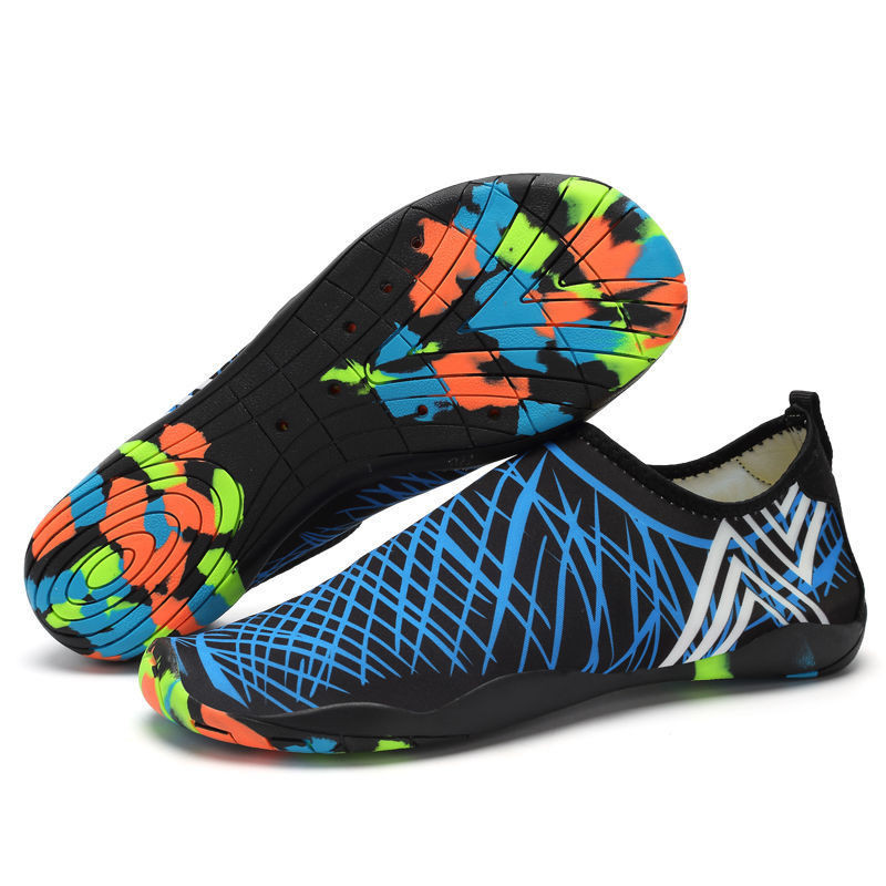 Wading Swimming Shoes Hot Models for Men and Women 2024 Beach Shoes Summer Dual-Use Upstream Red Beach Soft Sole Shoes Foot Internet Celebrity. 