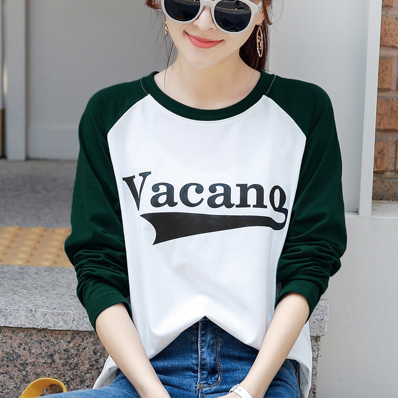 Women T-Shirts Loose Letter Printing T 