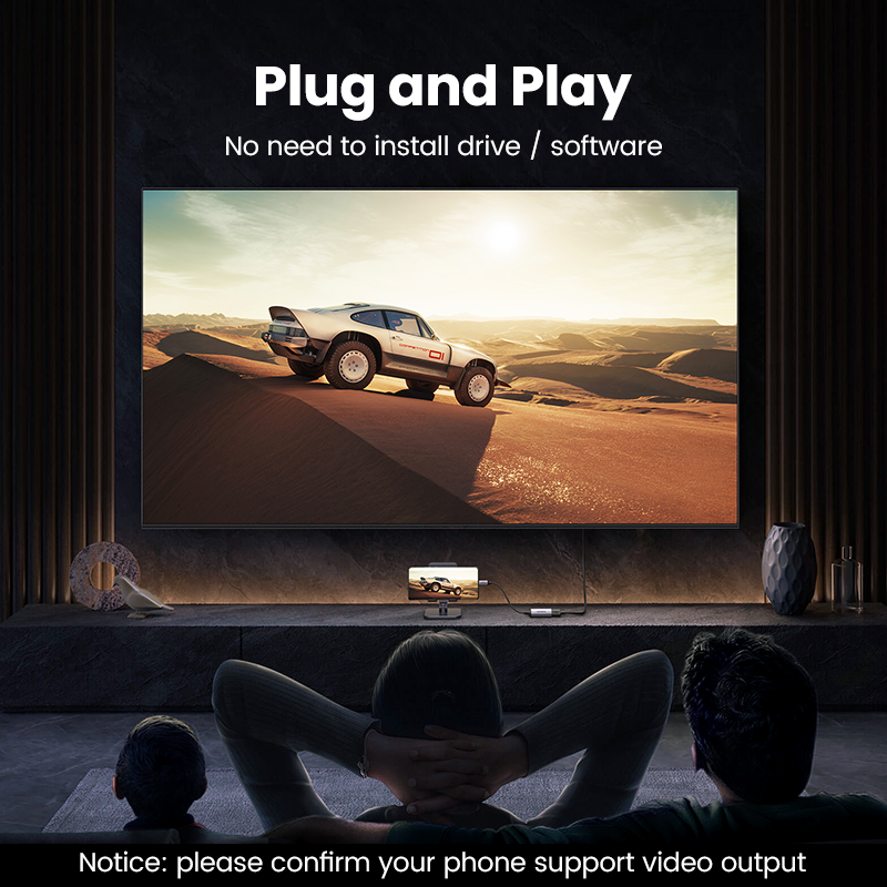Ugreen USB C HDMI Cable Type C to HDMI Thunderbolt 3 Adapter for MacBook Samsung Galaxy S10/S9 Huawei Mate 20 P20 Pro USB-C HDMI. 