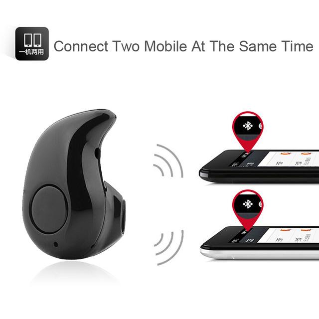 Bluetooth Headset Earphones Mini S530 Invisible Music 4.0 In-Ear Wireless Headphone Earbuds For All Smart Phones tablet. 