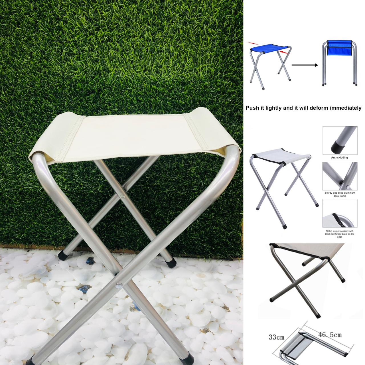 FOLDING STOOL / CHAIR IKitchz YS009 Daraz.lk