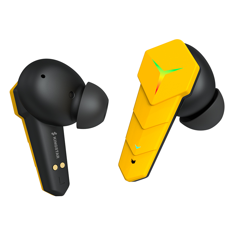 Kingstar RGB Gaming Earbuds Low Latency TWS Bluetooth Headset with Mic. 