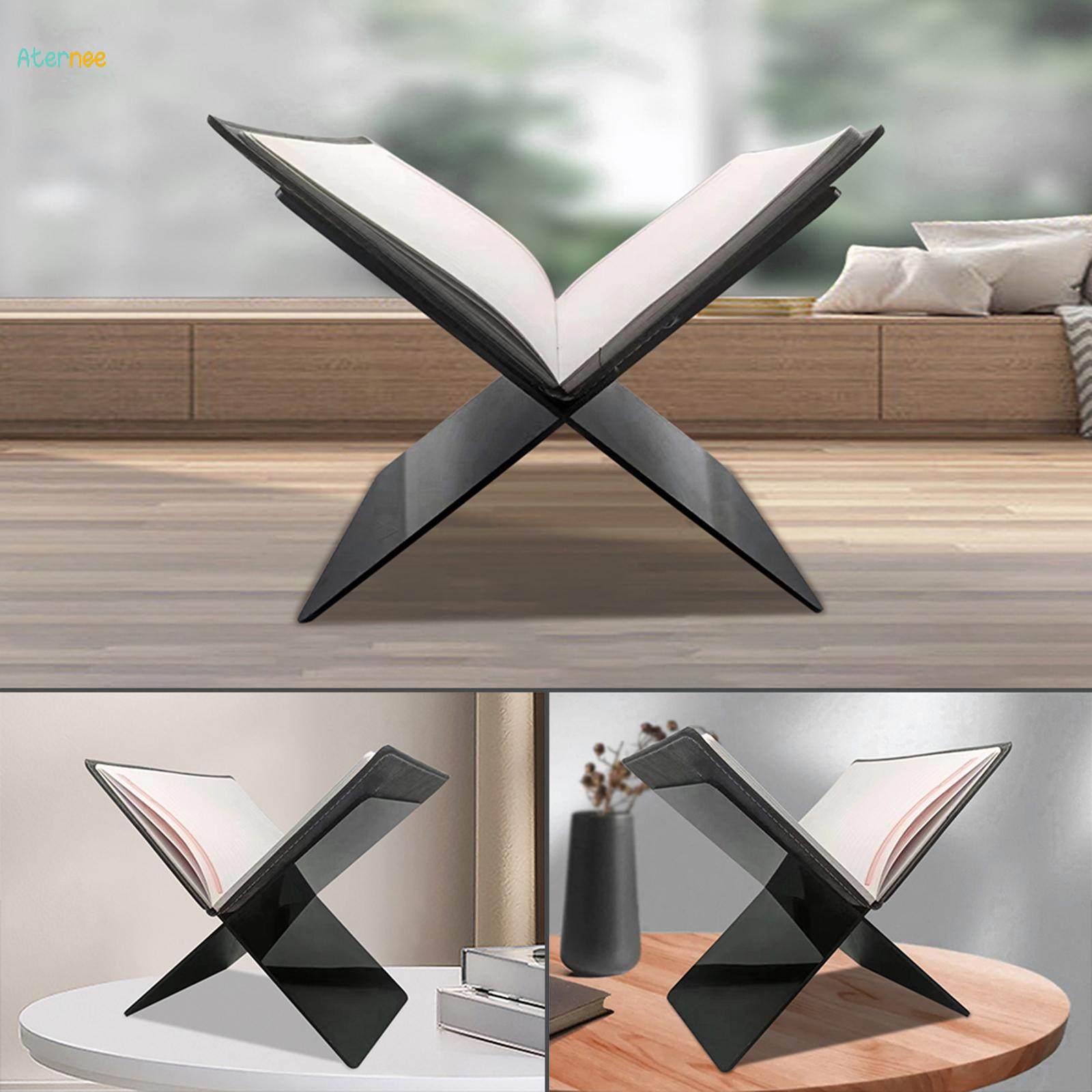 Clear Acrylic Book Holder Acrylic Book Stand Table Book Stand Acrylic Bookshelf for Kitchen Counter. 