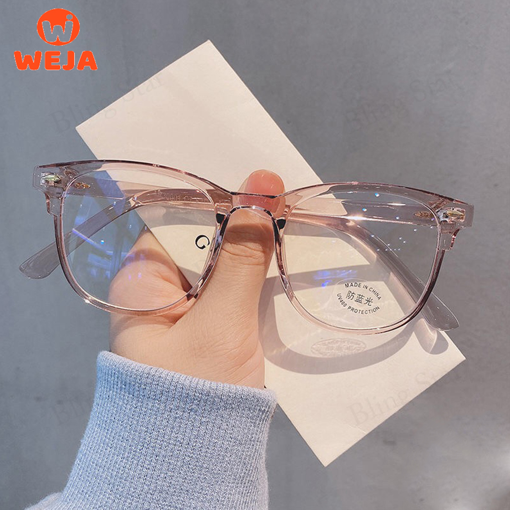 【WEJA】Korean High-quality Eye Protection Woman Glasses Anti-radiation Eyeglasses Frame