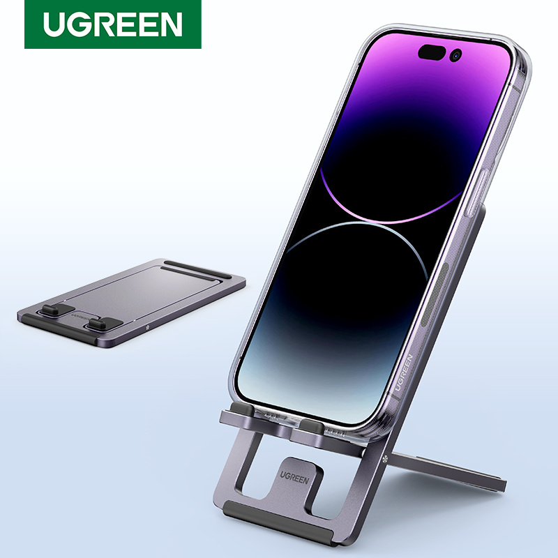 Charging Stand Glass Mobile Stand UGREEN Cell Phone Stand For Desk