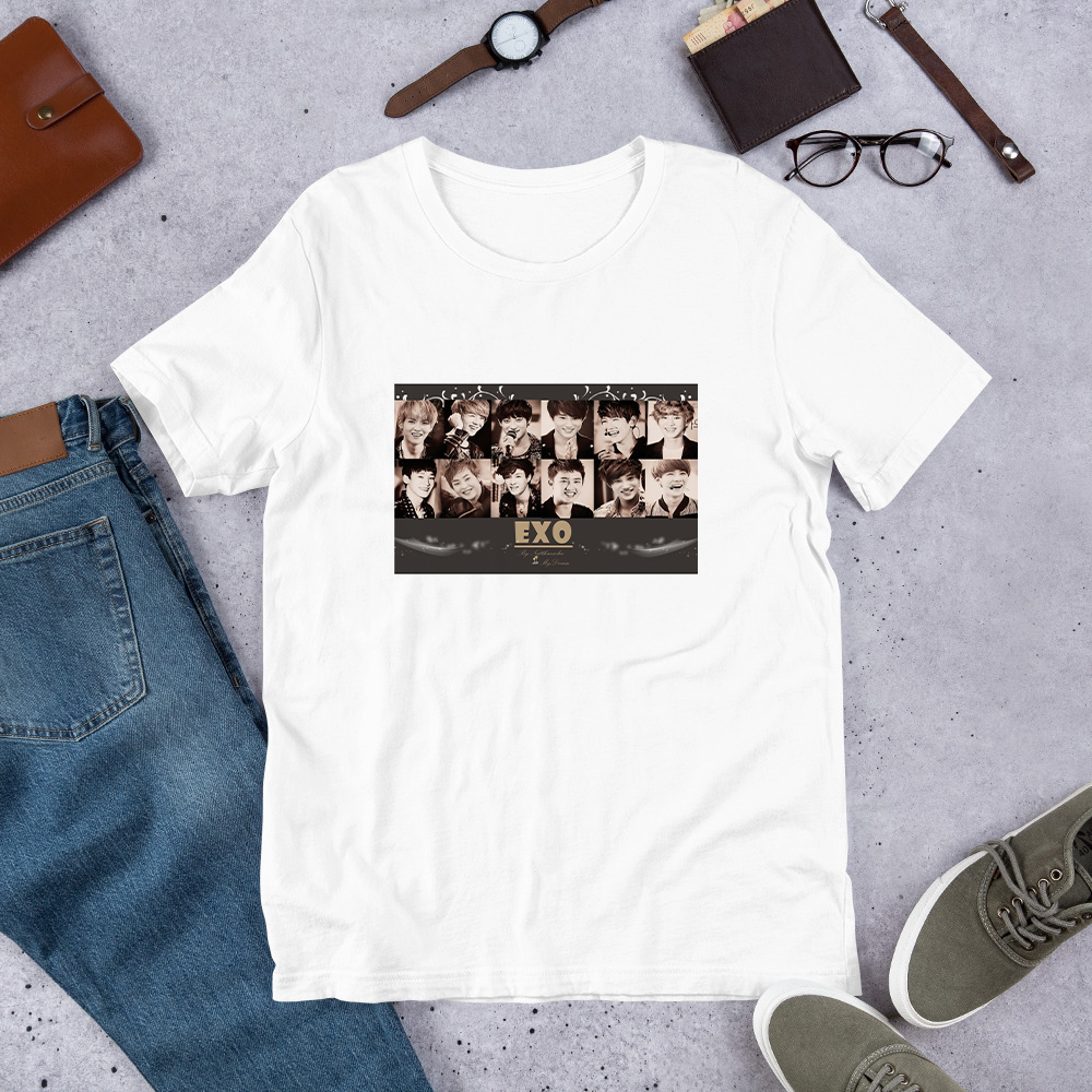 EXO Printed T- shirt for Woman (Wet look). 