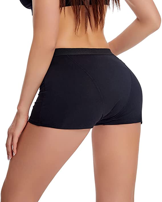 Girl Low Waist Pure Cotton Box Panties. 