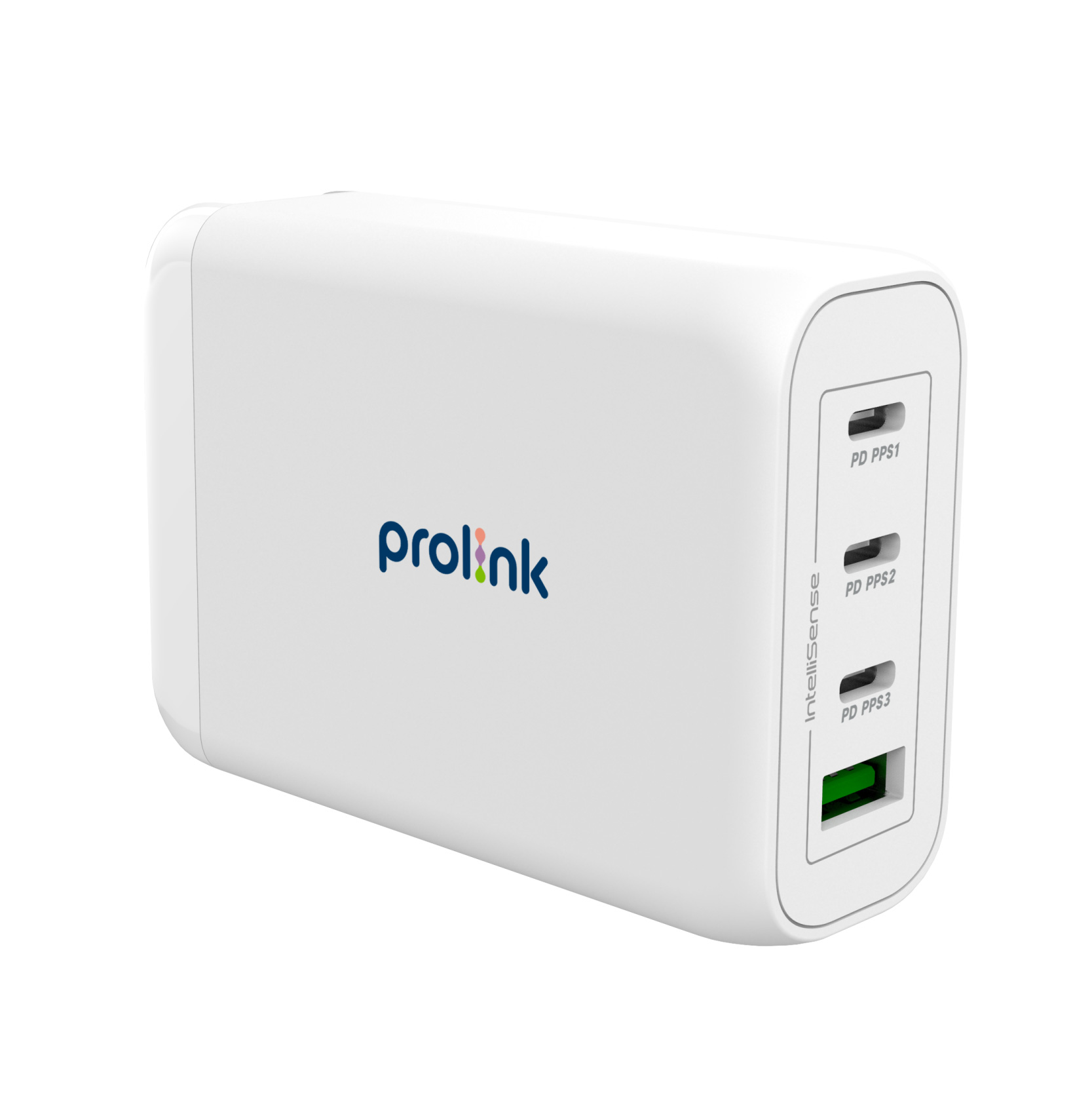 Prolink PTC412001 120W PPS PD GaN Fast Wall Charger Intellisense with Power delivery- Macbook Pro charger, Laptop charger USB-C adapter, iPhone 14, Samsung s22 Lenovo, Nintendo. 