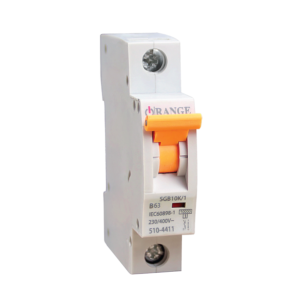 Trip switch 32A Sigma MCB Breaker Orange | 1 Pole | 230/400V | Life Time Warranty | Orange Brand