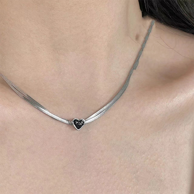 Silver Color Spiral Pendant Necklace Men Trendy Simple Punk Cool Clavicle Chain Personality Hip Hop Neck Chain Fashion Jewelry—RUNTO. 