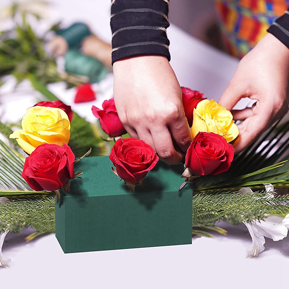 8 Pack Floral Foam for Fresh and Artificial Flowers,Dry and Wet Floral Foam Blocks for Wedding,Birthday,Home Decoration. 