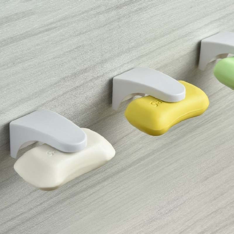 Magnetic Soap Holder Soap Dish Organizer Bathroom Accessories Wall Mounted Sponge Holder Bathroom Kitchen Storage Rack. 