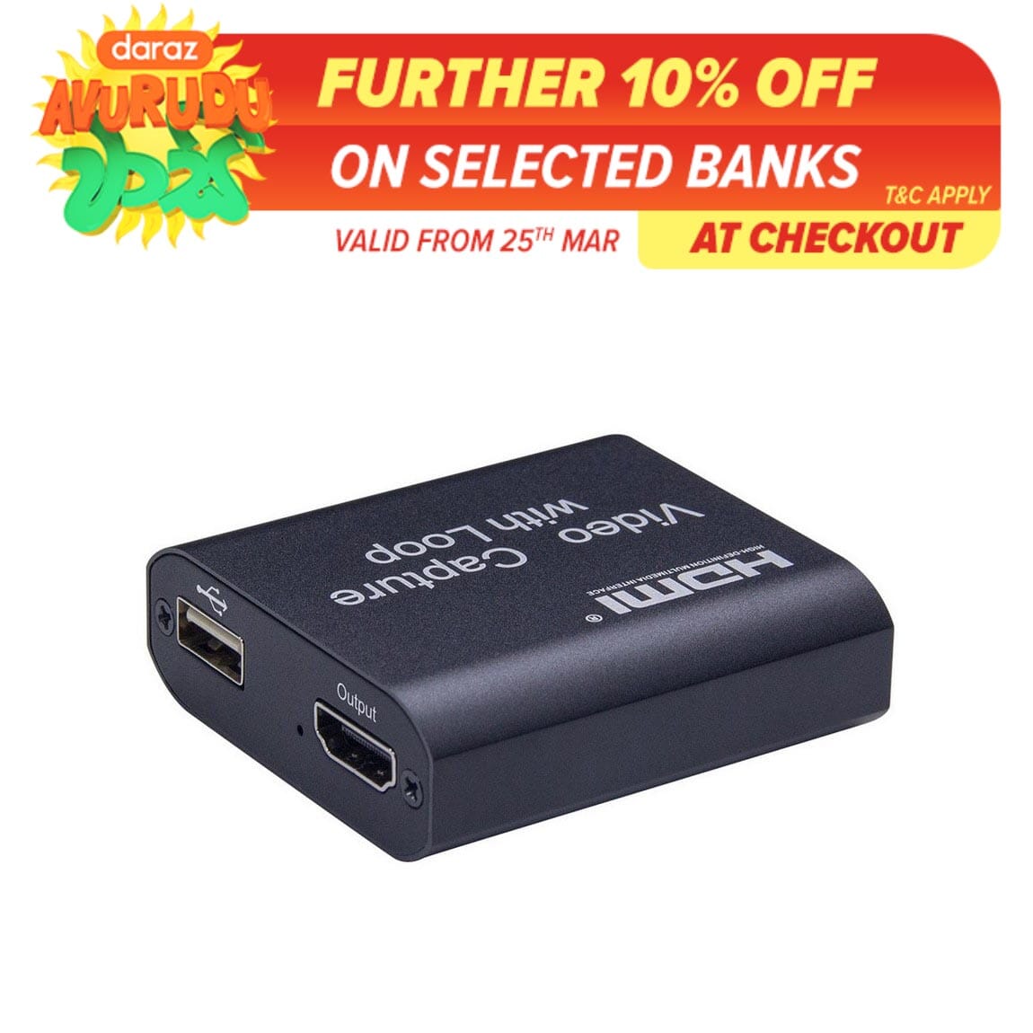 4k Hd Video Capture Card Usb Loop 2 0 Cards Live Streaming Video Recording Buy Sell Online Best Prices In Srilanka Daraz Lk