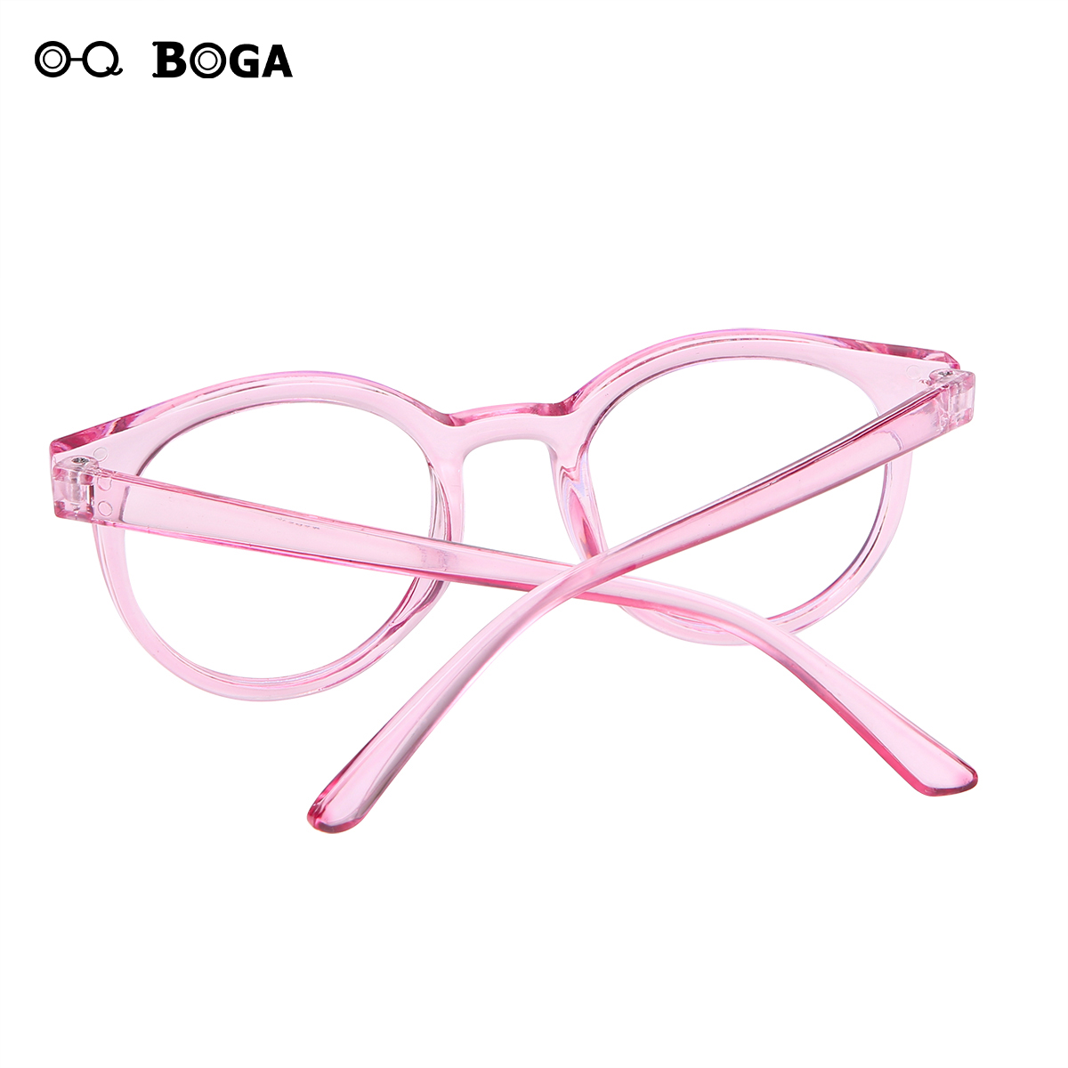OQ BOGA 5 Colors Fashion Unisex Anti Blue Light Plastic Oval Frame Kids Computer Glasses Boys Girls Eye Protection Radiation Protection Full Rim Eyewear. 