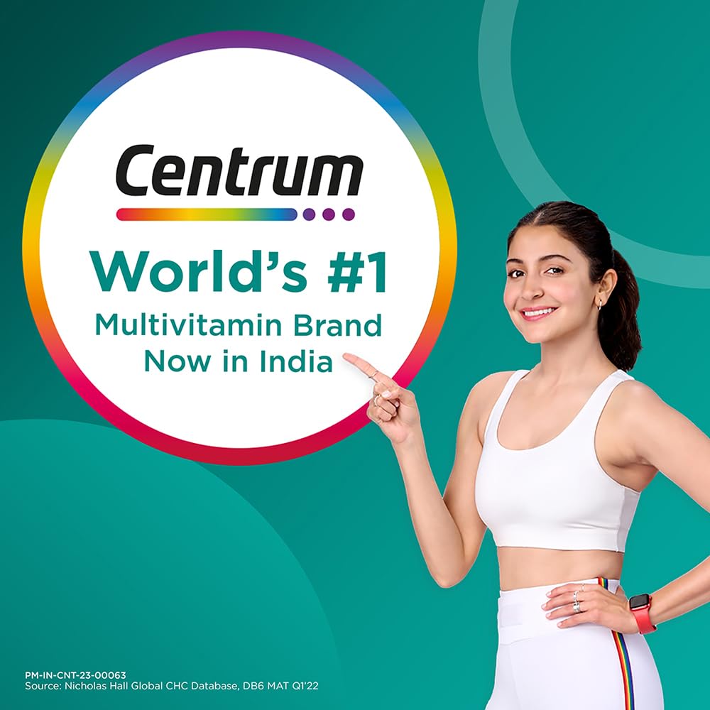 Centrum Healthy Hair Biotin+ | 30 Gummies for Men & Women | 100% RDA of Biotin, Amla, Vitamins & Minerals | World's #1 Multivitamin Brand | 100% Veg JEZ. 
