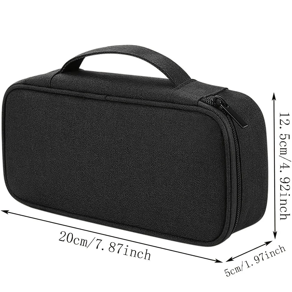 【Miga Plaza】Electronics Travel Organizer Portable USB Flash Drives Accessories Case Dustproof Cord & Phone Storage Bag. 