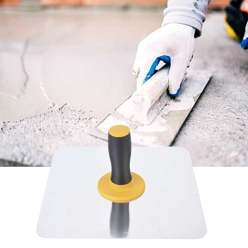 High Quality Aluminum Plate Plastering Hawk Hand Board with Comfort Grip Handle 300x300mm