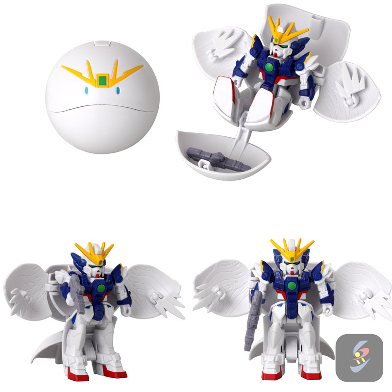 BANDAI Mobile Suit Gundam Morph Harrow Genzo Wings Unicorn Zagu Gacha Toy. 