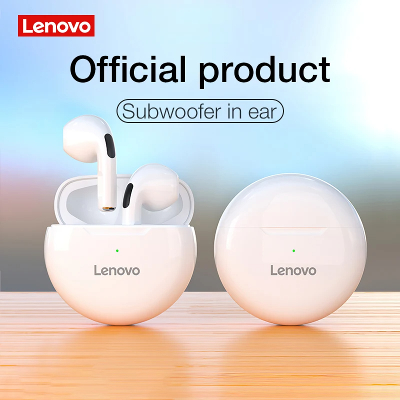 Lenovo ThnikPlus TWS HT38 Wireless Earbuds Bluetooth 5.0 Stereo Earphone Touch Control Headset with Mic. 