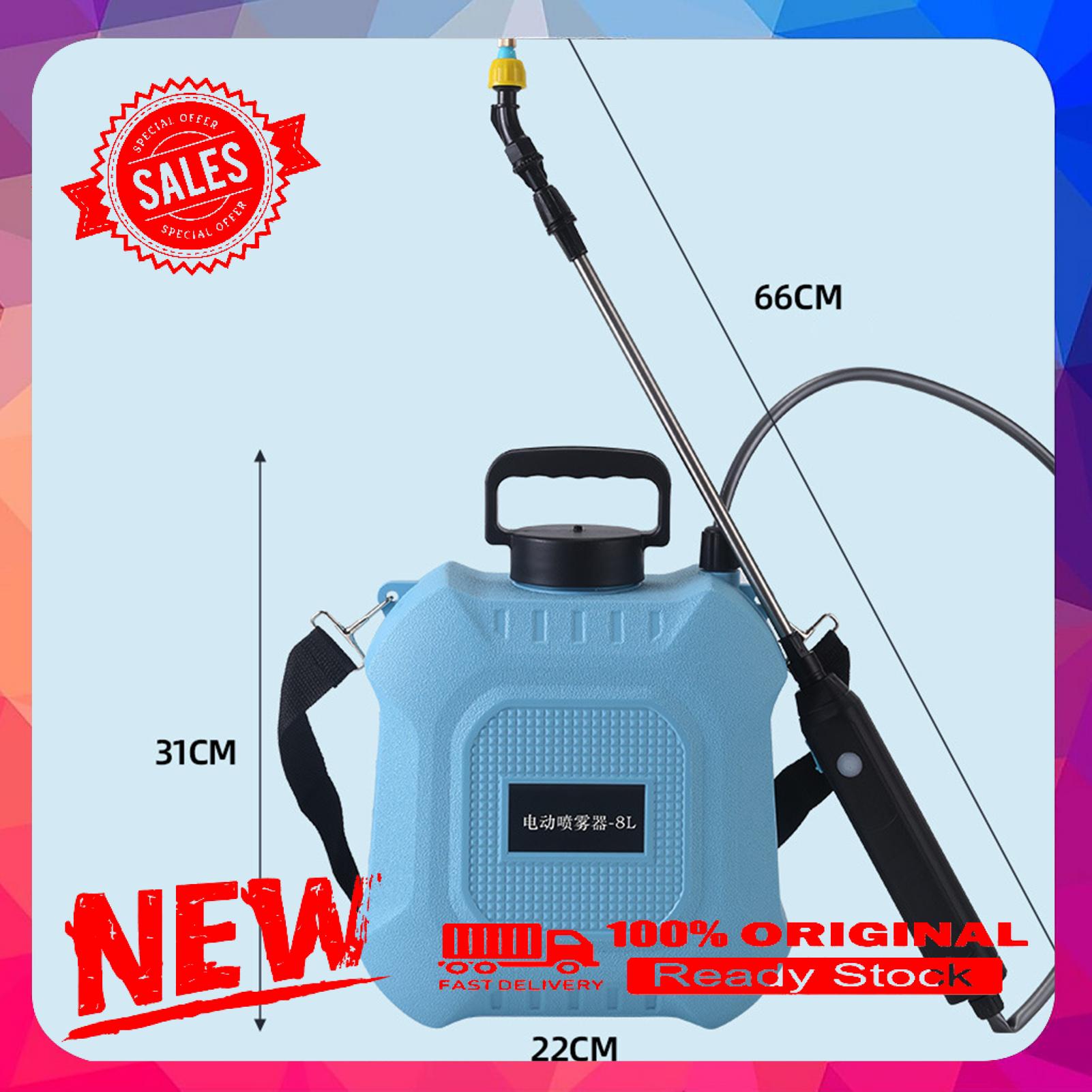 Battery Powered Garden Sprayer Usb Rechargeable Electric Sprayer 2 Gallon Backpack with Telescopic Wand for Garden Lawn Care 3 Spray Modes Portable Easy to Use Flower Waterer. 