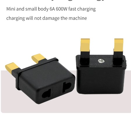 230v 2 Pin Power Conversion Plug UK Type Travel Adapter British Standard Flat Plug Power Converter Universal Connecter D-1-13-125 B. 