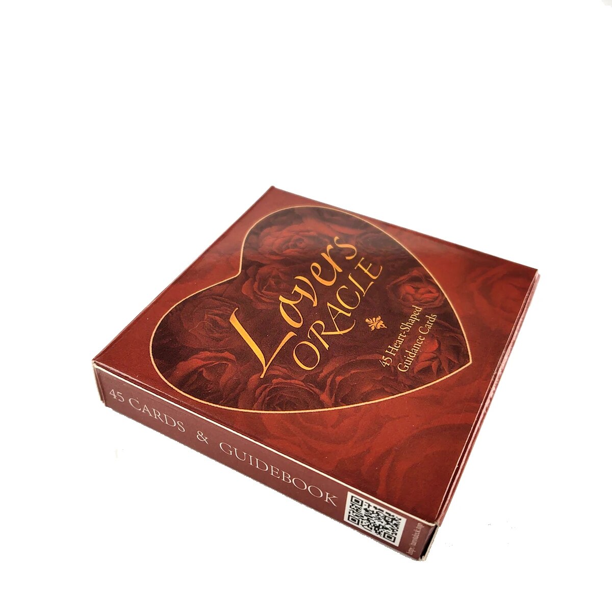 【Serendipity party】Lovers Oracle: Heart-Shaped Fortune Telling Cards Full For Guidance Fate Tarot Board Games Friends Party. 