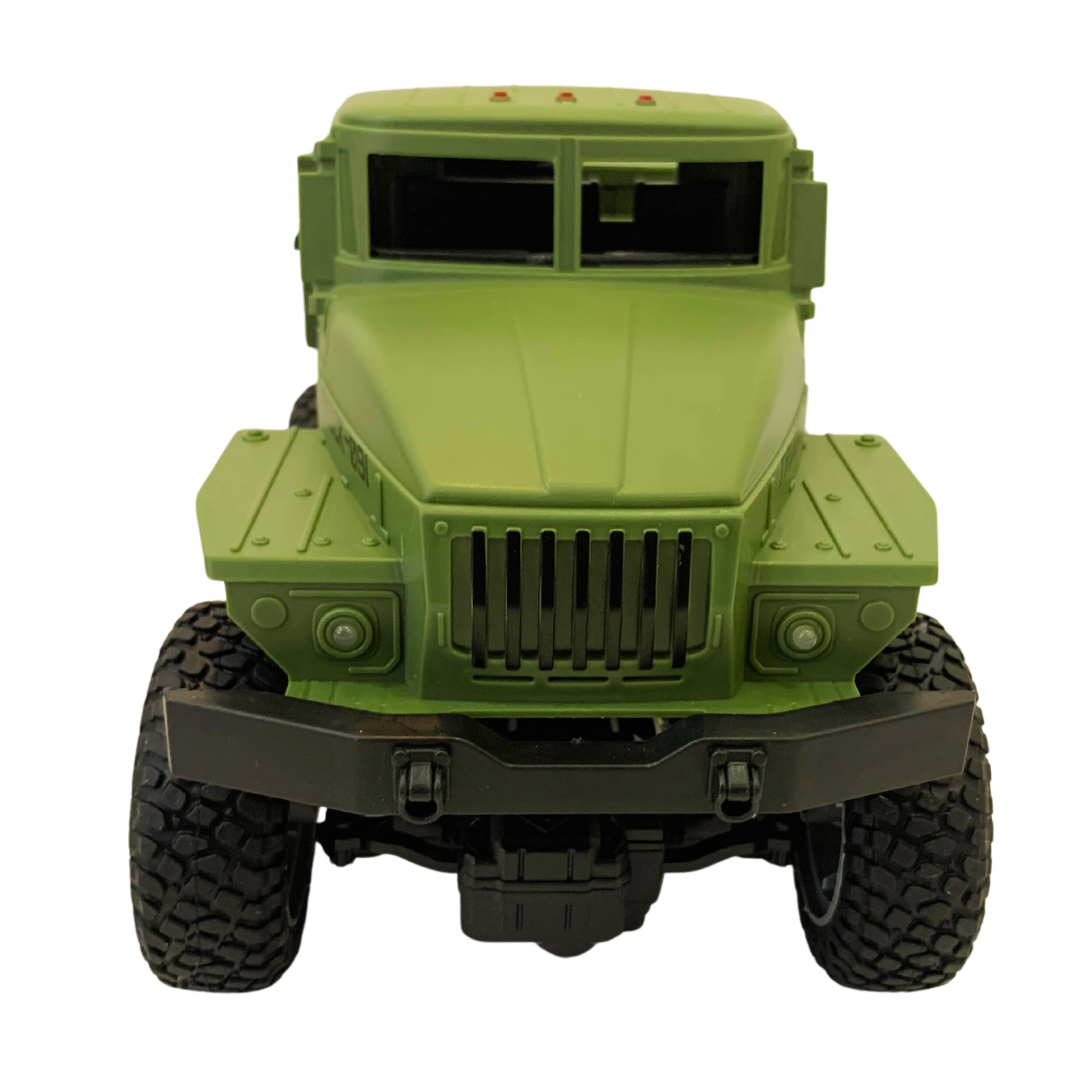 RC Car, 1/16 Model Remote Control Six-Wheel Drive Military Truck RC Toy Car (Green). 