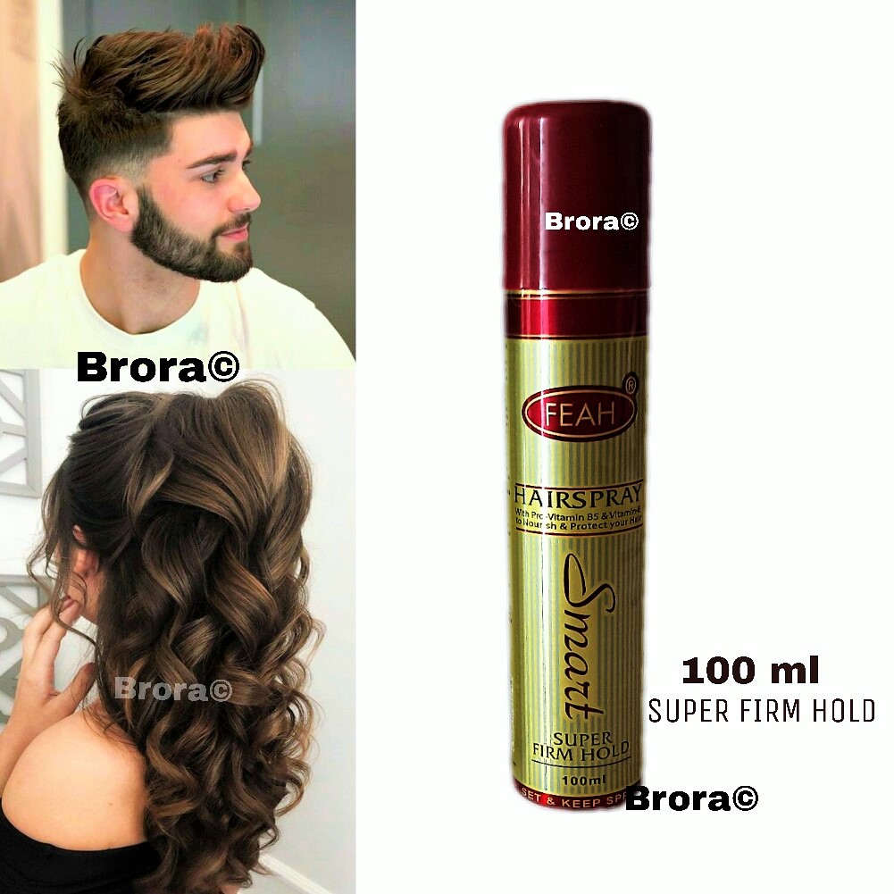 Feah Hair Spray With Pro Vitamin B5 & Vitamin E Smart Super Firm Hold 100 ml. 