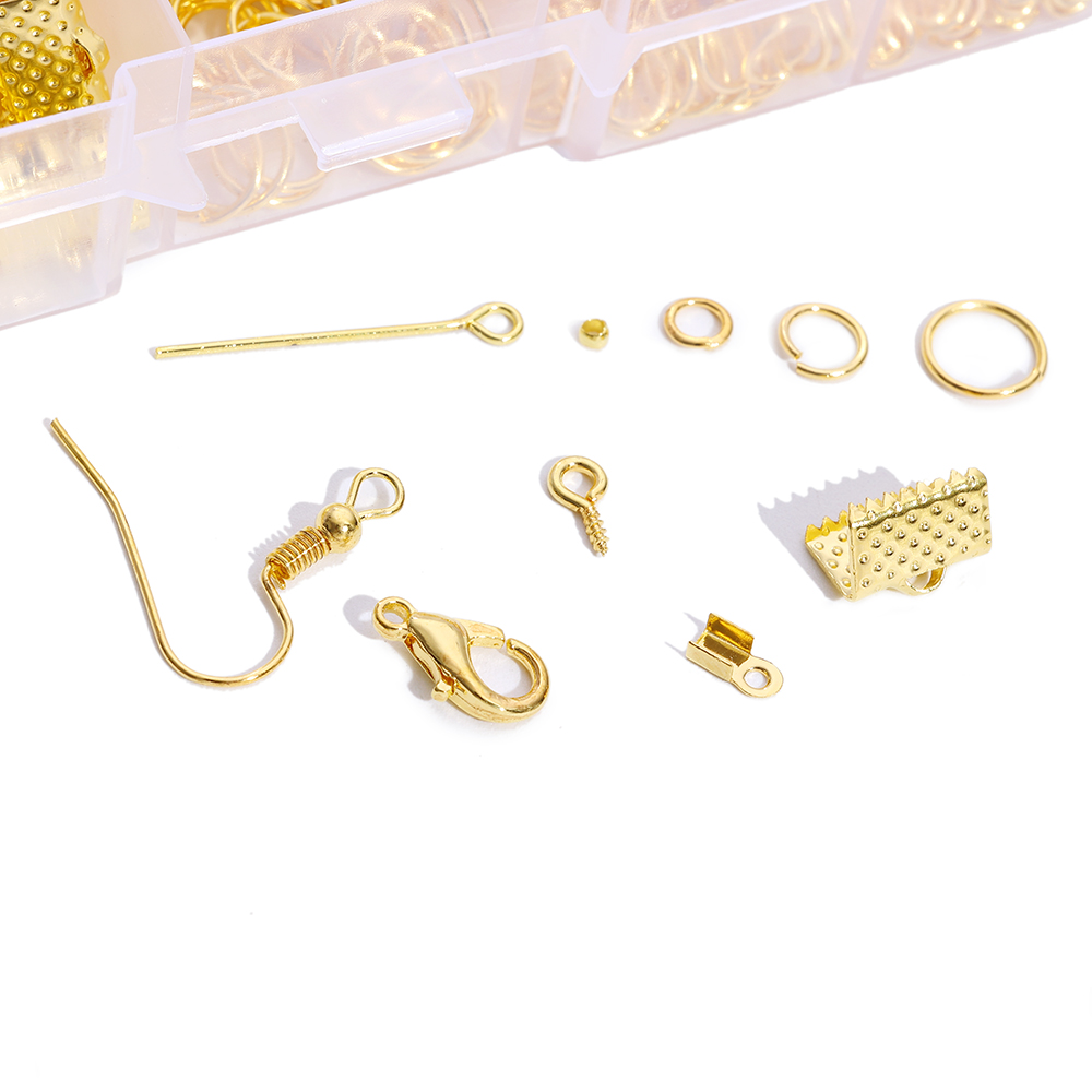 DIY Jewellery Accessories Set In 10 Compartments,jewellery Making Set For DIY Jewellery Making. 