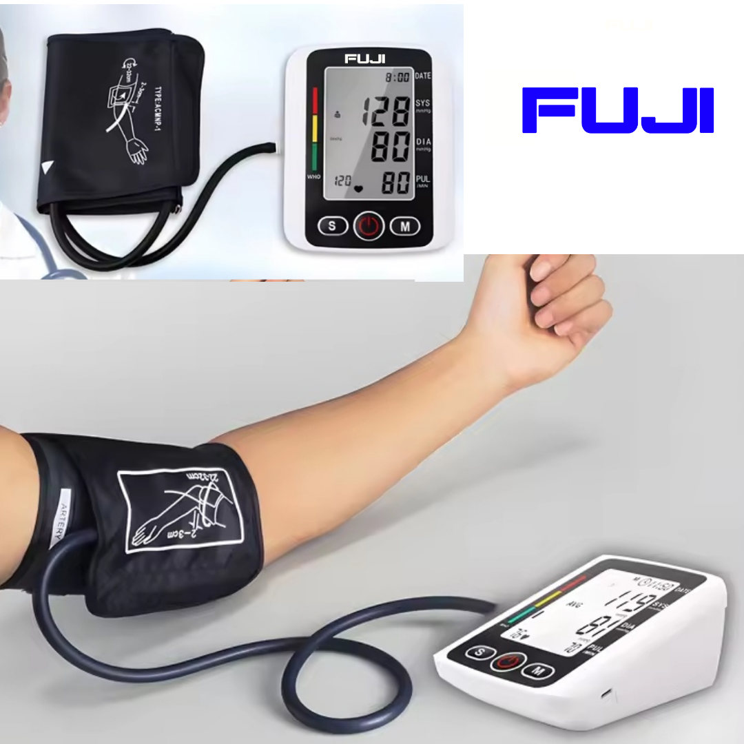 Original FUJI Blood pressure meter fully automatic(USB powered). 