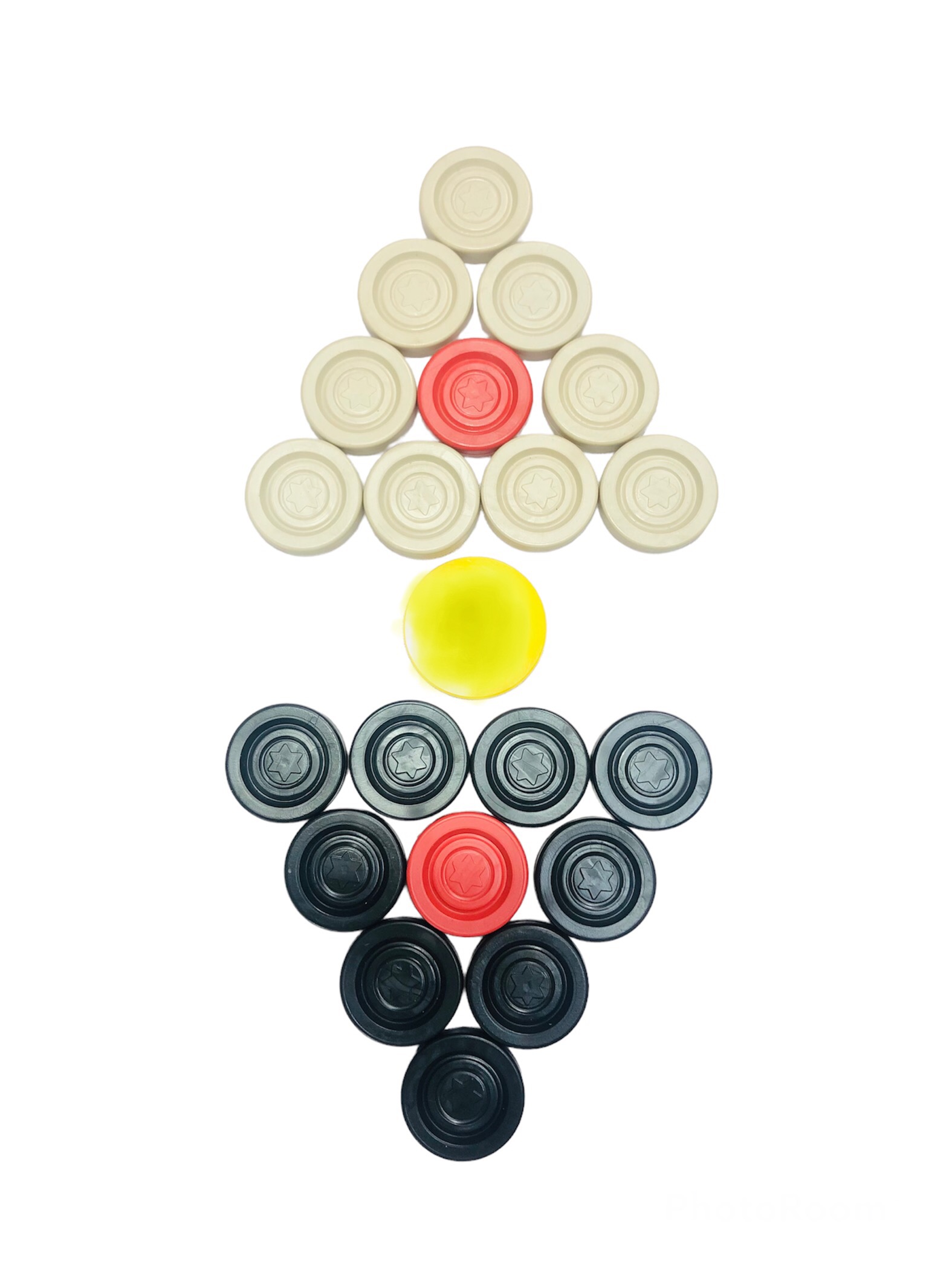 FREE STRIKER Plastic Champion Carrom Coins Set Carom Coins Carom Board Carrom Board FREE Carrom Disk. 