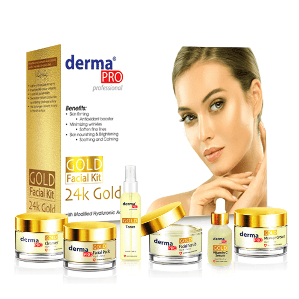 derma PRO Gold Facial Kit Daraz.lk