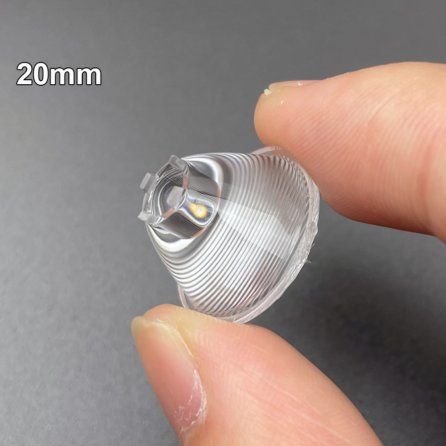 17mm 20mm Optical Pmma Lens Reflector Specialize For Cree Xml Xm-L2 L2 T6 U2 U3 Xhp50 Sst40 Nichia 5050 Led Bead Chip. 