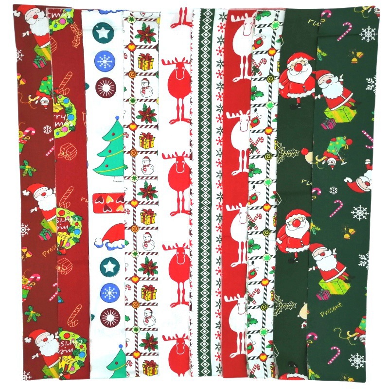 BRADOO- 20 Patterns Jelly Roll Fabric, Pre-Cut Jelly Roll Fabric Strips for Quilting,Fabric Jelly Rolls with Different Patterns. 