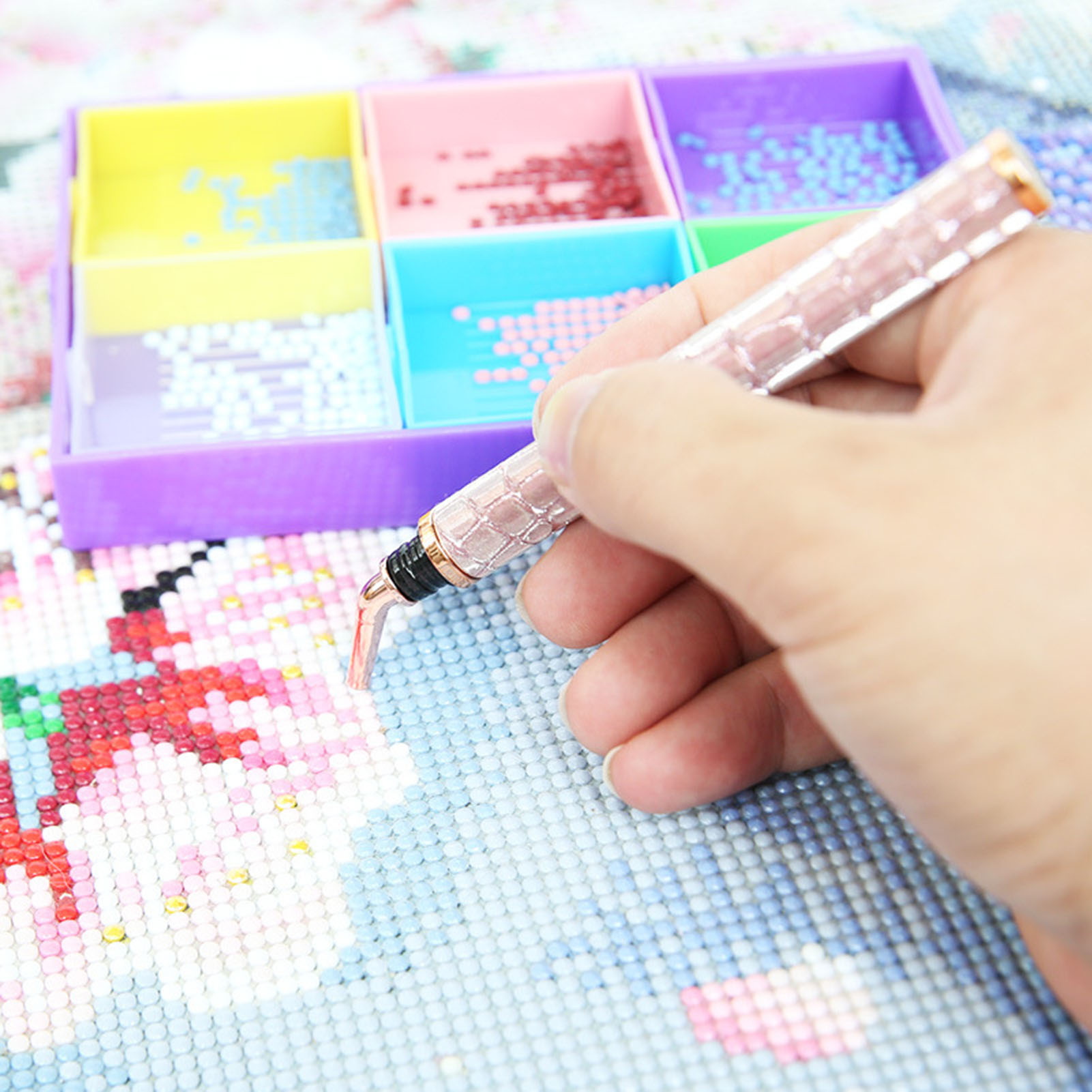 Diamond Painting Kit Square Diamond Painting Tray. 